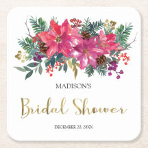 Rosa julstjärna Bridal Shower 