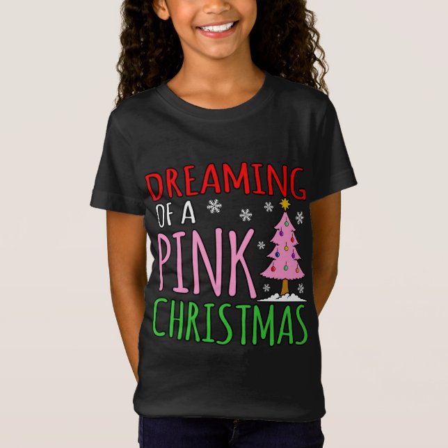Rosa jultomtefuny Merry Santa Elf Gnomes Holida T Shirt (Framsida)
