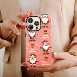 Rosa jultomten Clara iphone case Mate