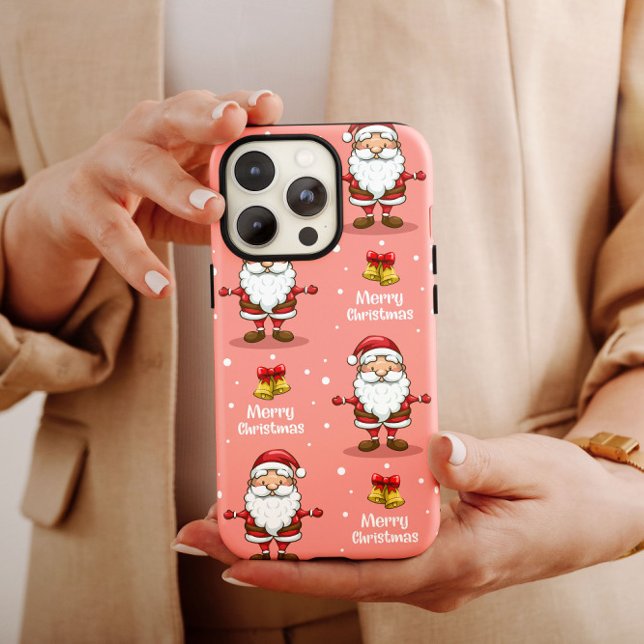 Rosa jultomten Clara iphone case Mate (Skapare uppladdad)