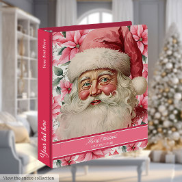 Rosa Jultomten Memory Album jul Binder