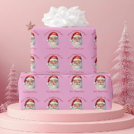 Rosa Jultomten Personlig Flickor jul Presentpapper