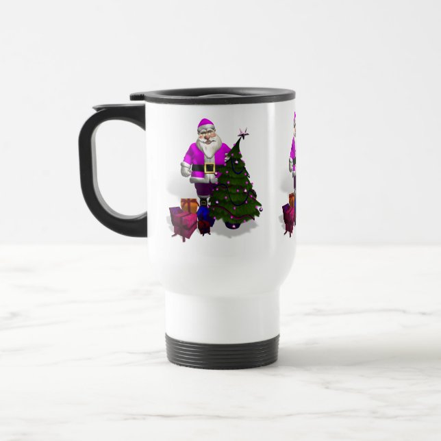 Rosa Jultomten Resemugg (Vänster)