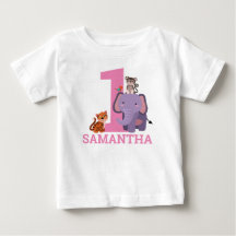 rosa Jungle Animals Girl