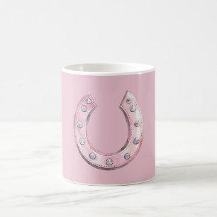 Rosa Juveler Hästsko Kaffemugg