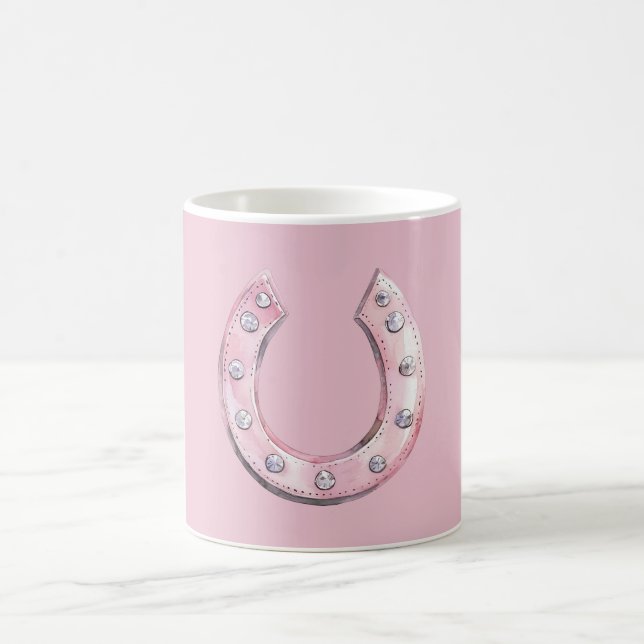 Rosa Juveler Hästsko Kaffemugg (Center)