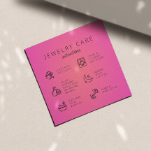 Rosa Juvelry Care Instructions Business Tack