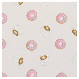 Rosa Kaffe och kaffe Tyg