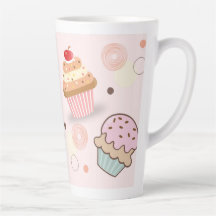 rosa kaffekopp