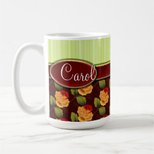 Rosa kaffemugg för personlig