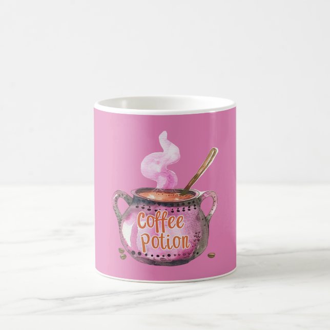 Rosa kaffepotionkruka kaffemugg (Center)