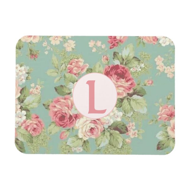 Rosa Kål ro på akvarium Magnet (Horisontell)