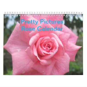 Rosa kalender för sötbilder