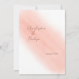  Rosa Kalligrafi Vattenfärg Spara datum Inbjudningar