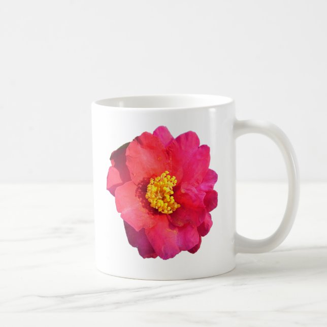 rosa kamelia blomma kaffemugg (Höger)