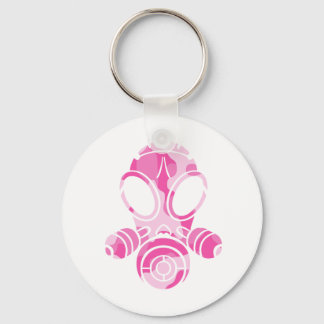 rosa-kamera för gasmask nyckelring