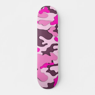Rosa-kamera/skateboard Mini Skateboard Bräda 18,5 Cm