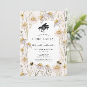 Rosa Kamomiller & Bina Pianorecital Inbjudningar