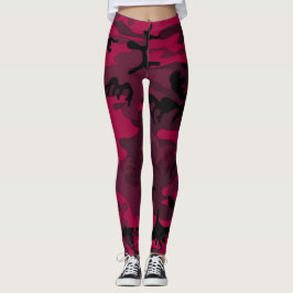 Rosa kamotlegeringar leggings