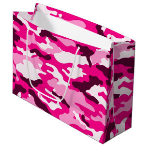 Rosa kamouflage Large Gift Bag