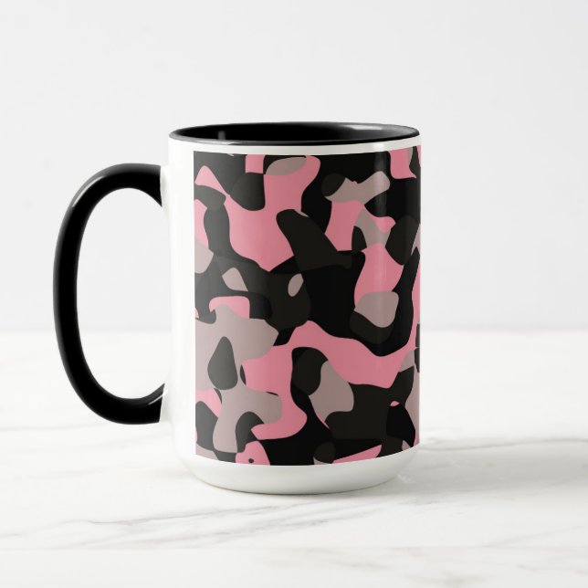 Rosa kamouflage   mugg (Vänster)