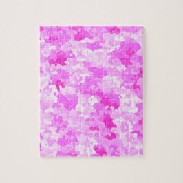 Rosa kamouflage pussel