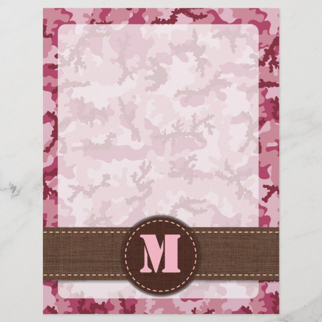 Rosa kamouflage reklamblad (Framsidan)