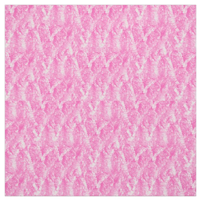 Rosa Kampen mot is Bomull Tyg (Provkarta)