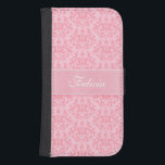 Rosa kangaroo tass damask ribbon namn flap fodral<br><div class="desc">En unik och elegant subtil "Kangaroo Tassar" och hjärtar, en moderask och ett foto av typen stil med mönster. Anpassa objektet med ditt namn. Detta exempel lyder: Felicia. "Kangaroo Tass" är en slående inhemsk anläggning från Westerna Australien i mönster inspirerades av den intressanta strukturella naturen hos "Kangaroo Tassar". Många sorter...</div>