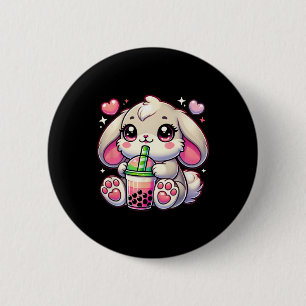 Rosa kanin Kanin Drick Bo Mjölk Te Kawaii Meme Ea Knapp
