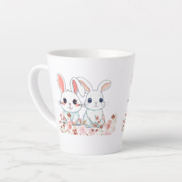 Rosa kanin Latte-mugg