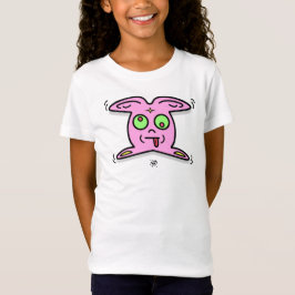 Rosa kanin-sak Cute konstig varelse T Shirt