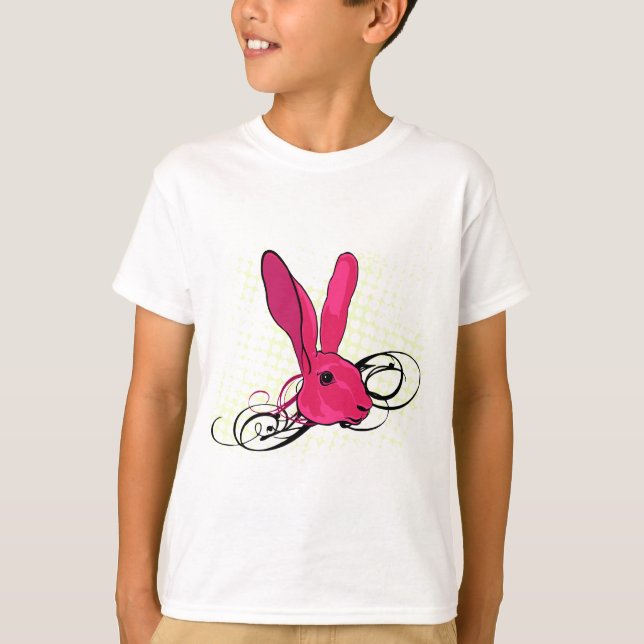 Rosa kanin tee shirt (Framsida)