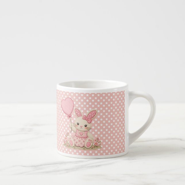 Rosa kaninballong espressomugg (Höger)