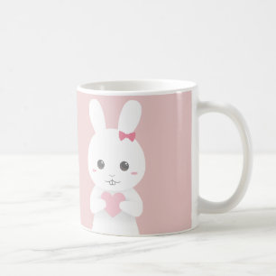 Rosa kaninmugg kaffemugg