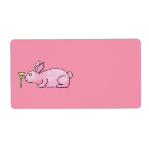 Rosa kaninRabbit. Fraktsedel