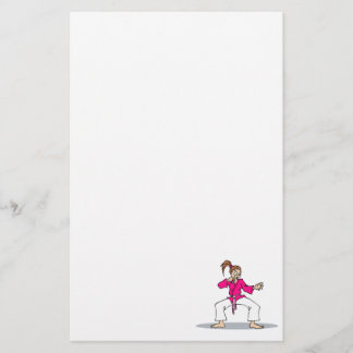 Rosa Karate Brevpapper