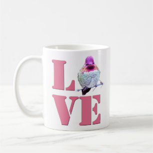 Rosa KÄRLEK Anna's Hummingbird Photo Coffee Mugg