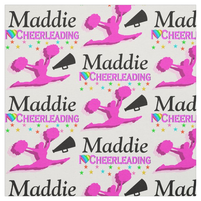 ROSA KÄRLEK CHEERLEADING PERSONLIG FABRIC TYG (Provkarta)