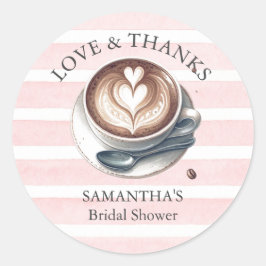 Rosa Kärlek håller på att blåsa upp teman för Möhi Runt Klistermärke