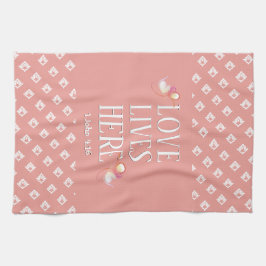 Rosa | KÄRLEK HÄR | ANPASSADE SNYGGT Kökshandduk