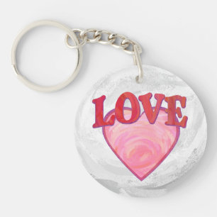 Rosa Kärlek Heart Mönster