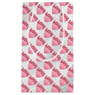 Rosa Kärlek Heart Mönster