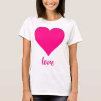 Rosa Kärlek Heart Shape