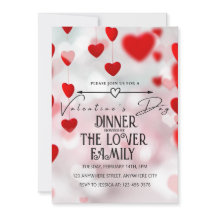 Rosa Kärlek Hearts Valentindagen Party