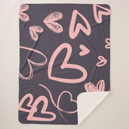 Rosa Kärlek Hearts Valentines day Cute Mysigt