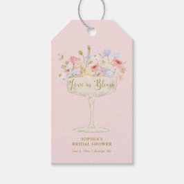 Rosa Kärlek i Bloom Möhippa Tack Presentetikett