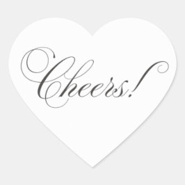 Rosa Kärlek-klistermärken Hjärtformat Klistermärke