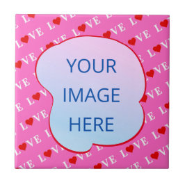 Rosa KÄRLEK Modern Chic Kakelplatta