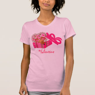 Rosa Kärlek Mouse Shirt Tee Shirt
